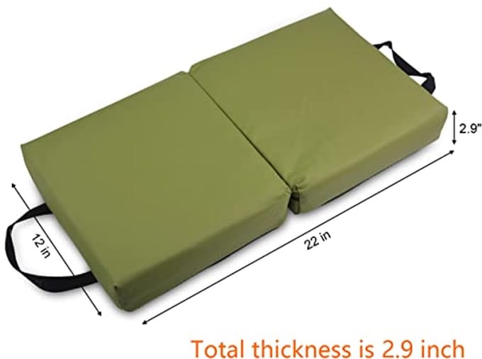 Waterdicht extra dik knielkussen voor tuinieren en werken - 65 x 30 cm