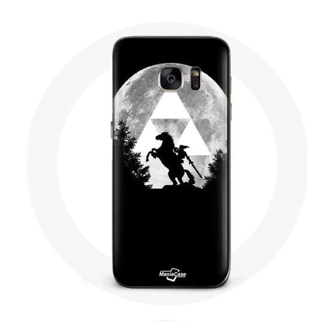 Hoesje - Samsung - Galaxy S7 - Zelda Maan - Flexibel - Gemengd