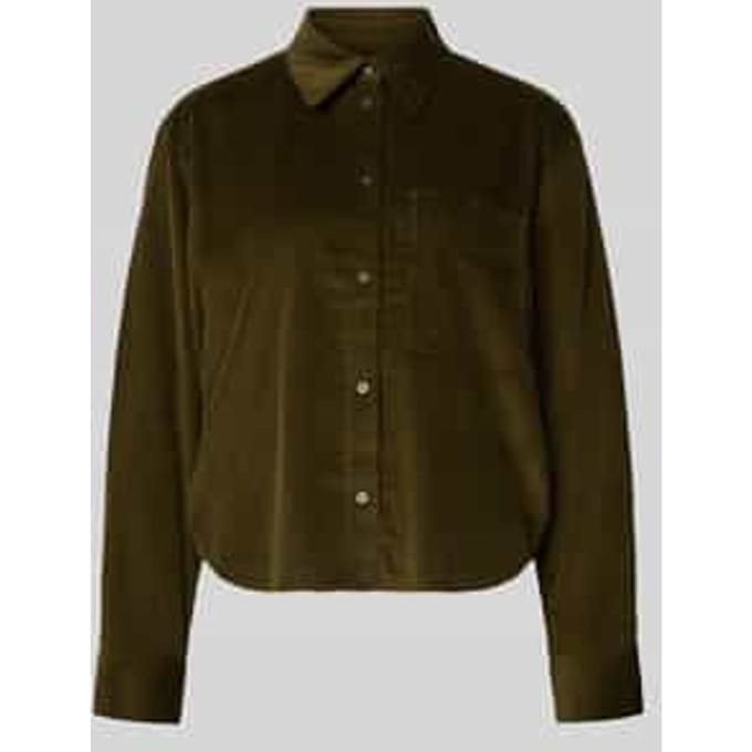 comfort fit overhemdblouse van puur katoen