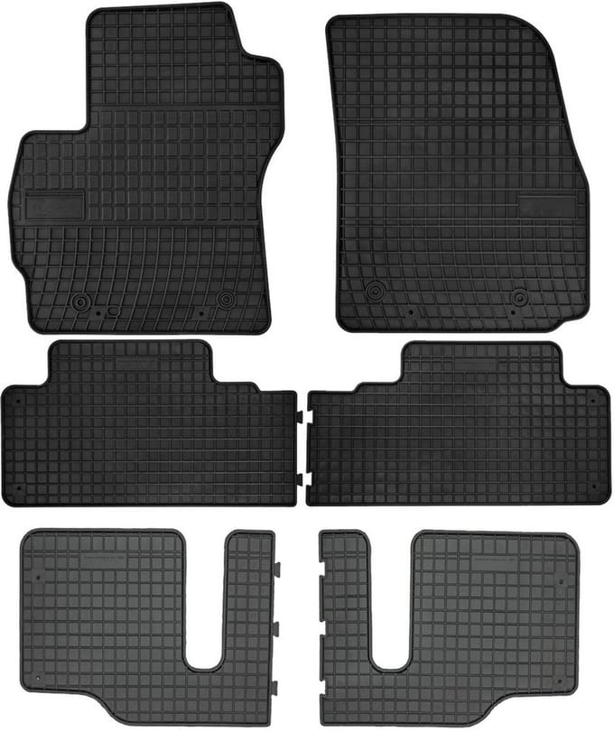 Wielganizator SolidPRO – Rubber Auto Matten – Mazda Premacy II – 2005-2010 – Zwart