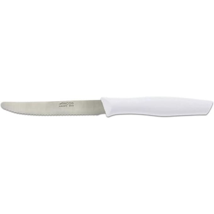 Couteau de table - Arcos - Nova 188824 - Acier inoxydable Nitrum - Lame 11 cm - Blanc