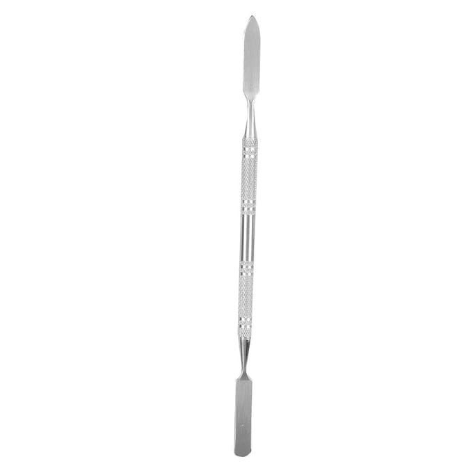 Roestvrijstalen Dubbelzijdige Littekenwas Spatel Applicator Special Effects FX Make-up Tool (L) white