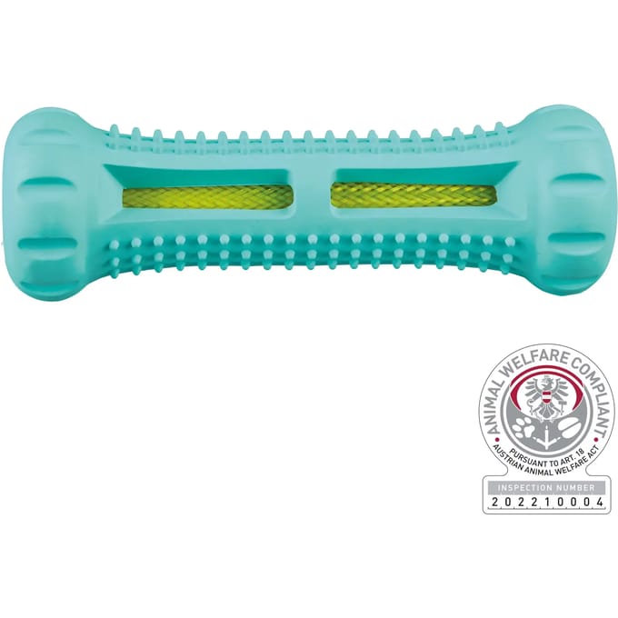 Trixie Denta Fun bone Munt flavour natural Rubber 14 cm