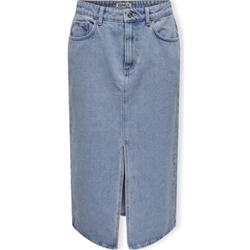 ONLY ONLBIANCA MIDI SKIRT DNM REA NOOS Dames Rok - Maat S
