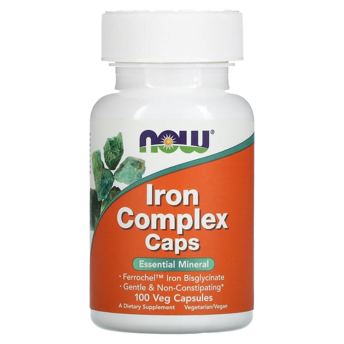 IJzer Complex Glycinate (100 capsules)