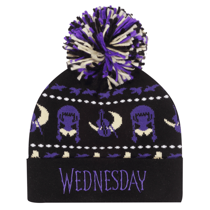Wednesday Midnight Unisex Beanie - meerkleurig - Standard