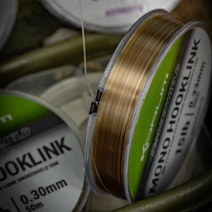 Korum Smokeshield Mono Hooklink 50m - Maat : 10lb - 0.28mm
