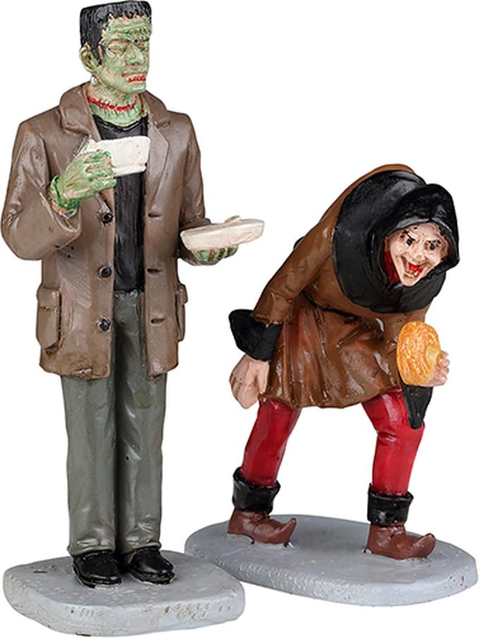 Lemax - Monster Coffee Break, Set Of 2 - Kersthuisjes & Kerstdorpen