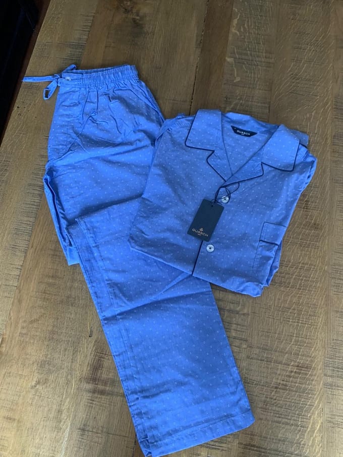 Guasch heren doorknooppyjama maat XL