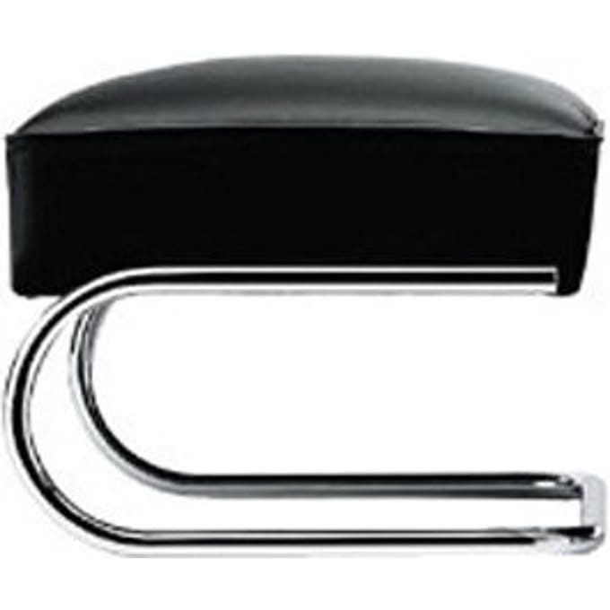 Thonet - S 411 H Kruk - Leer zwart