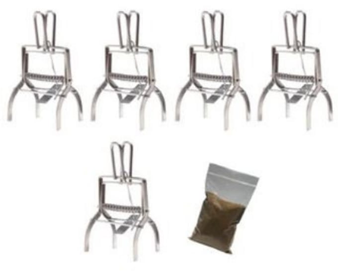5x mollenklem + lokmiddel