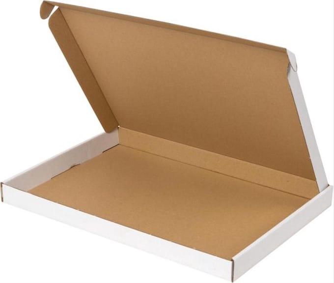 50 stuks Brievenbusdozen A4+ (350 x 250 x 28 mm)