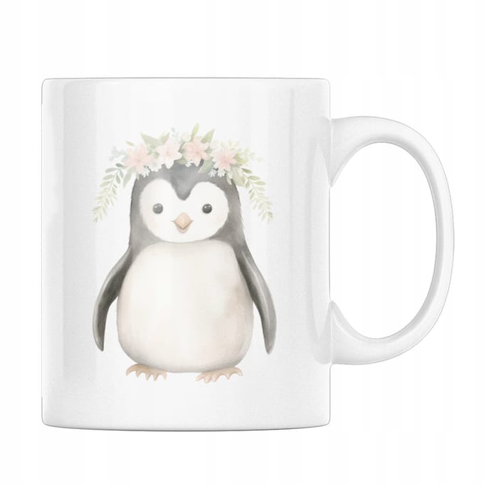 Leuke Mok met Pinguïn - Origineel Cadeau voor Meisjes