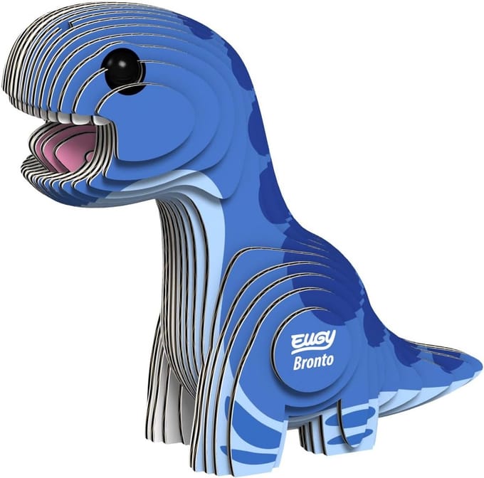 3D Puzzel Brontosaurus van Eco-Vriendelijk Papier - Knutsel Dinosaurus Model