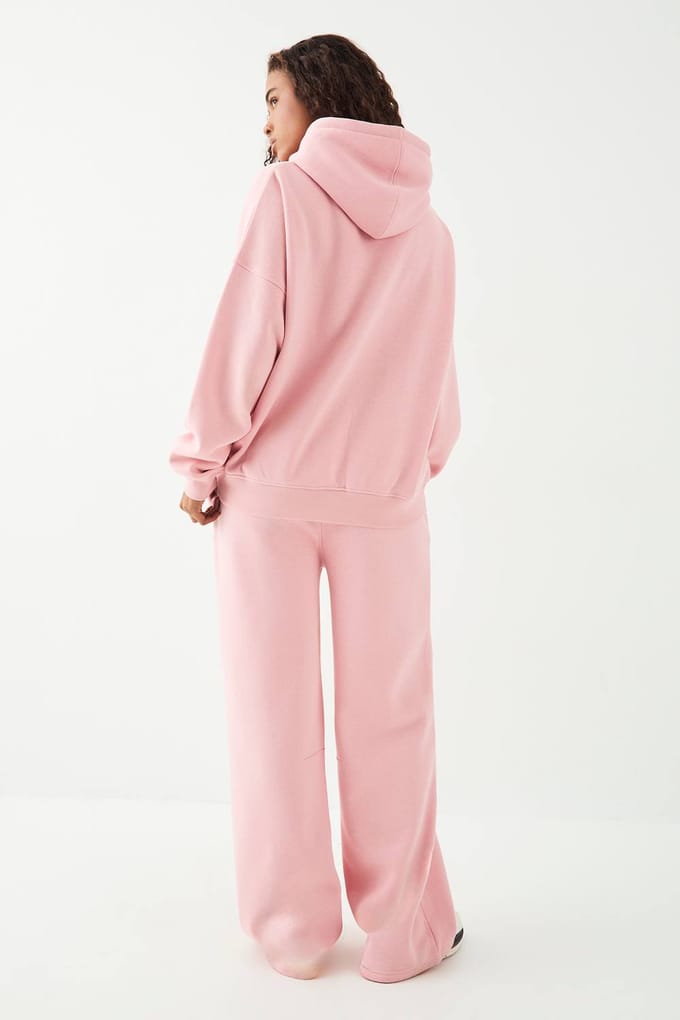 Dames DSGN Studio Sport Oversized Hoodie | Pink | Maat: Small