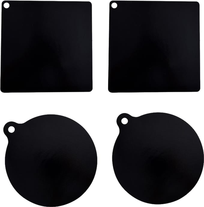 Bergner Inductie Kookplaat Beschermer Set - Hittebestendig tot 250 graden - set van 4 stuks