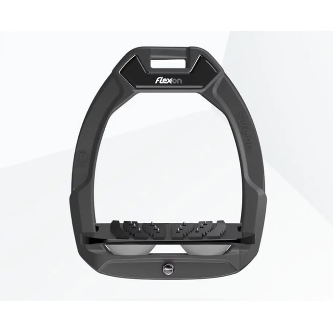 Veiligheidsstijl rijbeugels Schuin Ultra Grip Antraciet/Zwart/Grijs Flex-On Safe-On