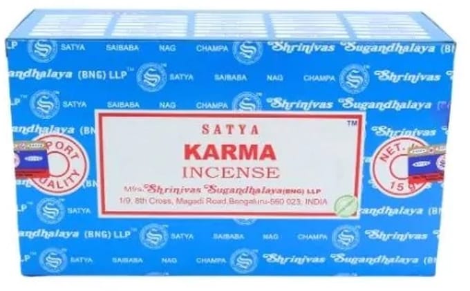 Satya - karma - wierook - wierookstokjes - geurstokjes - 12 doosjes