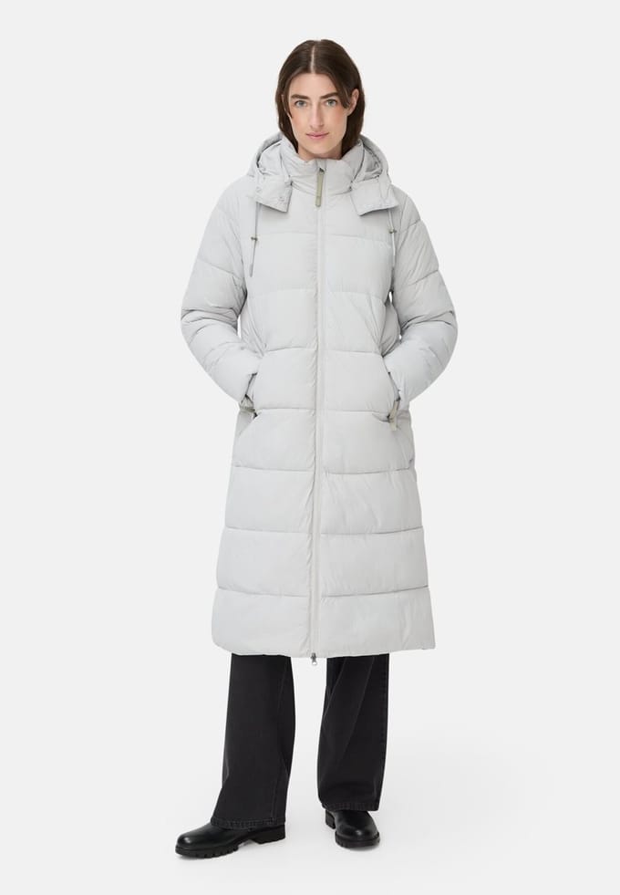 camel active Waterafstotende jas met afneembare capuchon - Maat - Zilverwomenswear-46