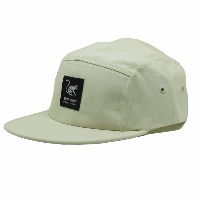 5-panel pet - platte klep - Jockey / Volwassenen / One size (lichtbeige)