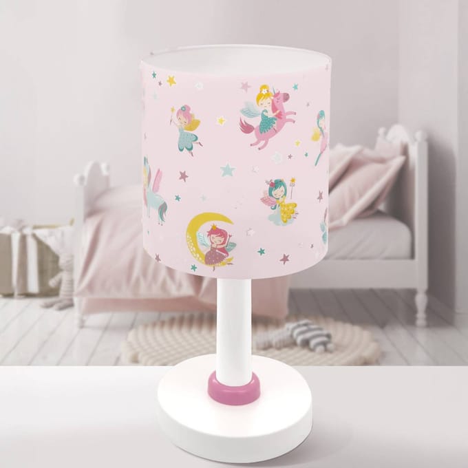Dalber Kindertafellamp Fairy Dreams, G4, Ø 15 cm