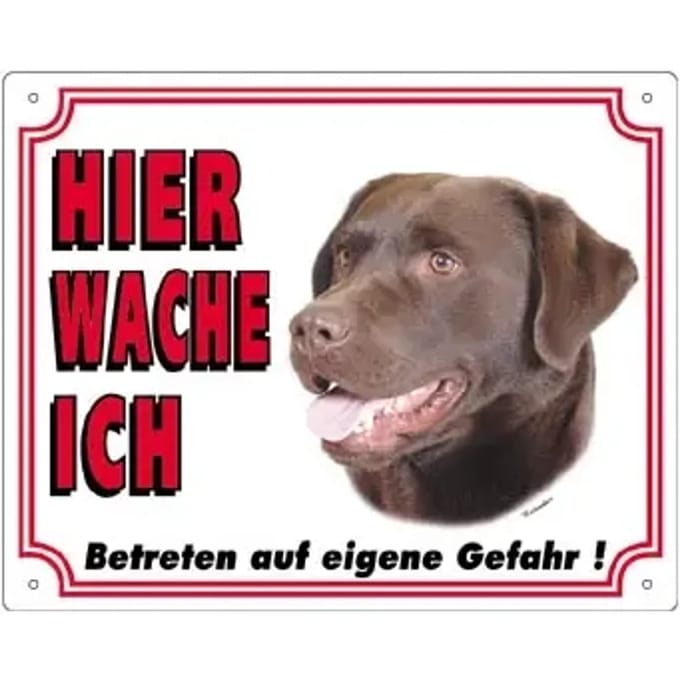 Hond aanwijsbord Nobby Pet Labrador Dunkel
