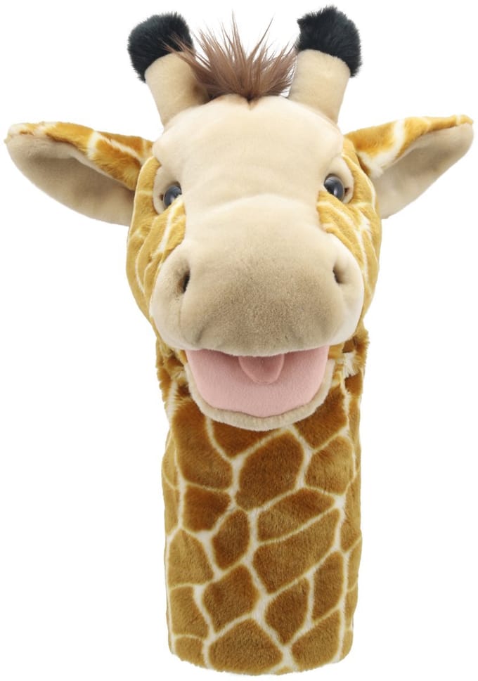 The Puppet Company knuffel giraf Jumbo Friend speelgoed.