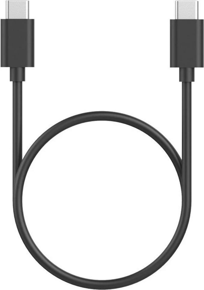 Fontastic 255434 Oplaadkabel - Datakabel USB 2.0 Type C naar Type C - 2 meter - Zwart