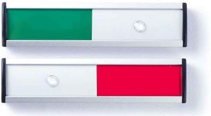 Schuifbord | GROEN - ROOD | 125x30 mm