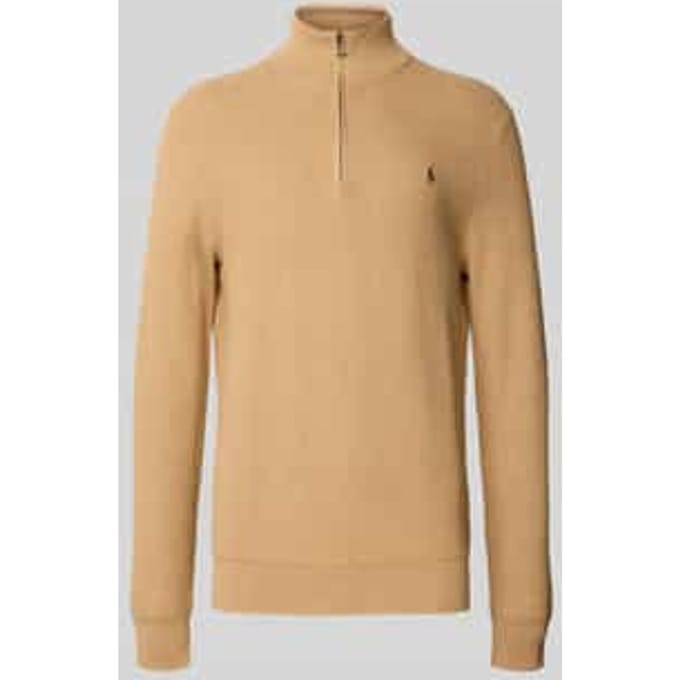 Regular fit schipperstrui met labelstitching