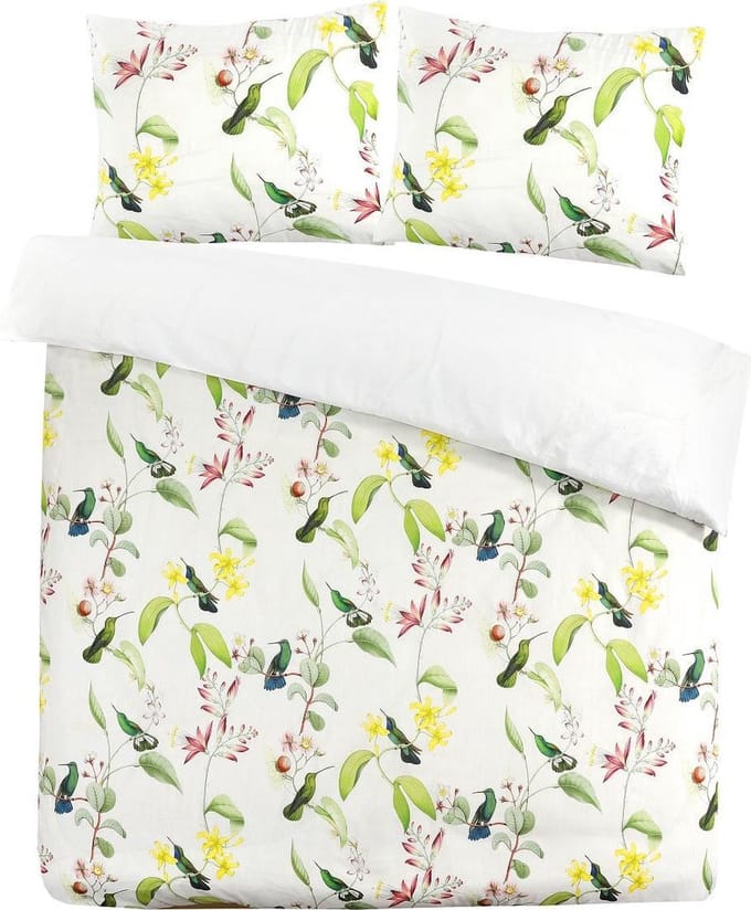 Papillon Burung Dekbedovertrek - Lits-jumeaux - 240x200/220 cm - Navy