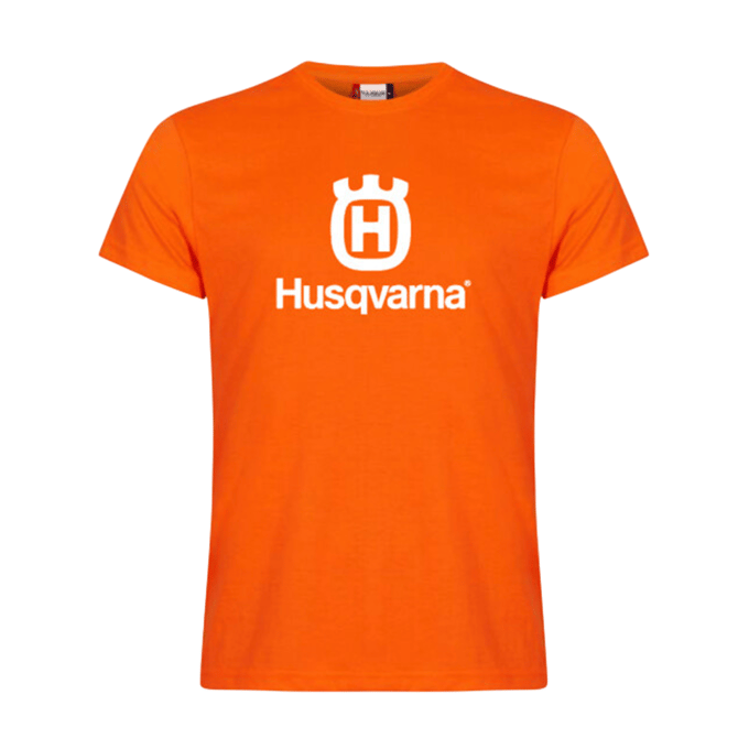 Husqvarna T-Shirt Solid Orange Maat L