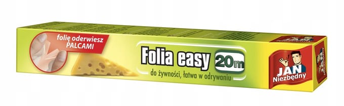 Jan Niezbędny Easy - Vershoudfolie - 20m - Zelfklevend - Gemakkelijk Af te Scheuren