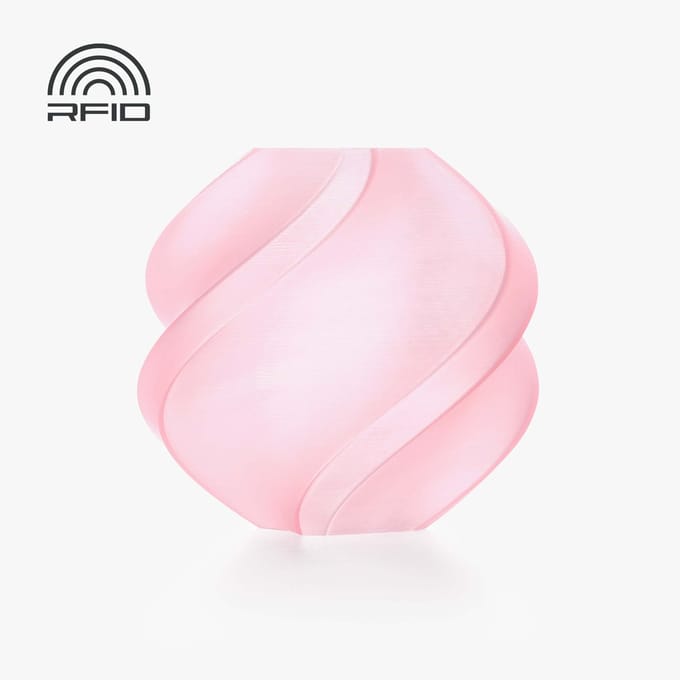 Bambu Lab PLA Translucent Cherry Pink met spoel 1.75mm