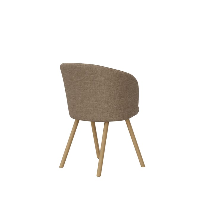 Vitra Mikado fauteuil eiken frame - Savana papyrus melange