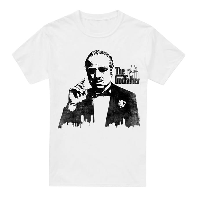 The Godfather Heren Silhouet T-shirt L wit