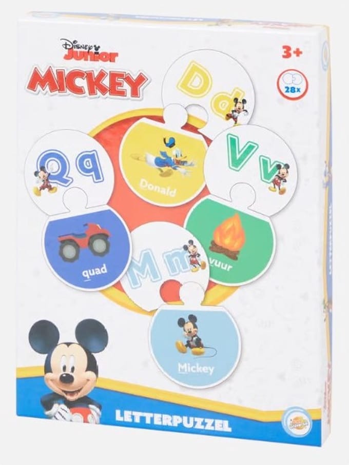 Letterpuzzel Disney Junior Mickey Educatief Spel
