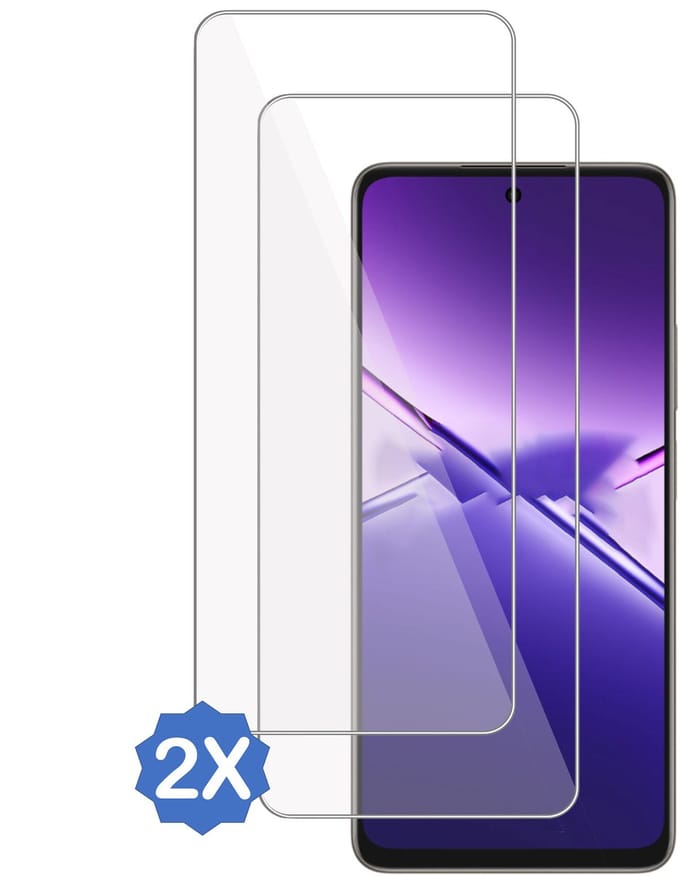 2x TechNow Screenprotector geschikt voor OPPO A5 Pro – Screenprotector - Gehard Glas - Proteqt+