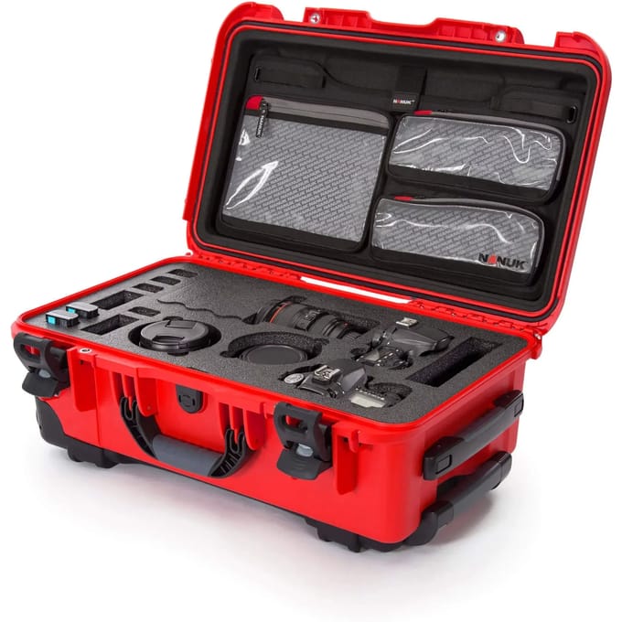 Nanuk 935 Camera case DSLR - Red - Waterdichte koffer
