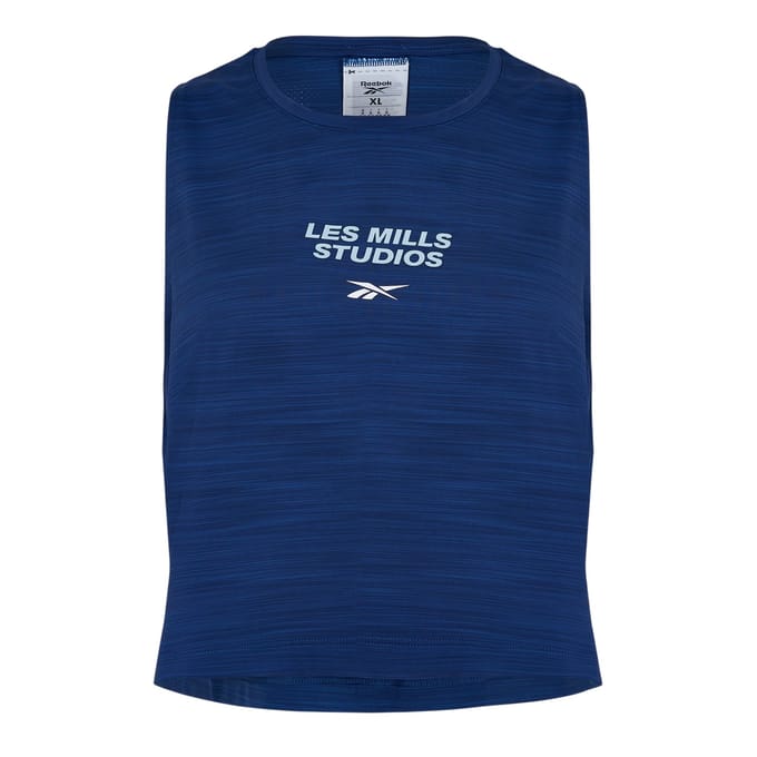 Reebok Heren Les Mills Bodycombat Crew Hals Tanktop (Blauw)
