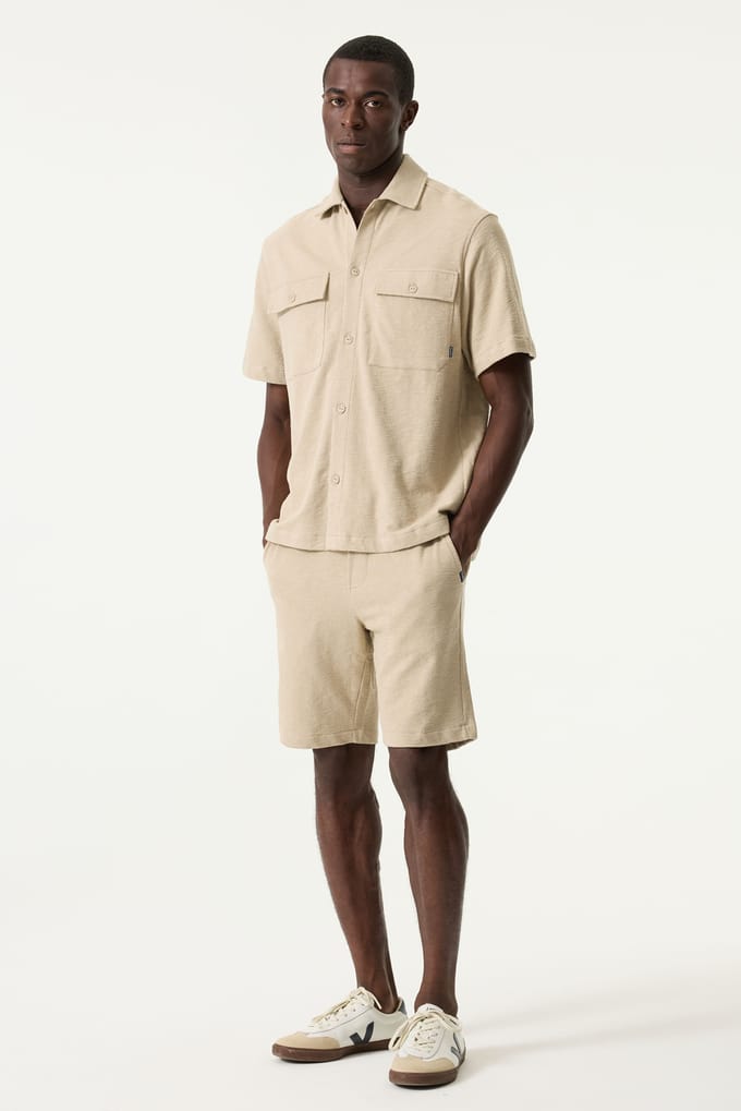 GARCIA Heren Effen Shorts Bruin