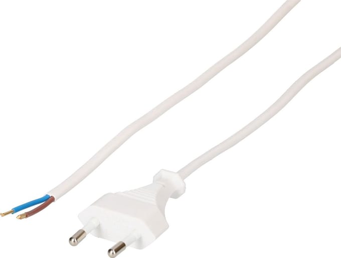 Max Hauri 108786 Aansluitkabel Stroom Wit 3 m