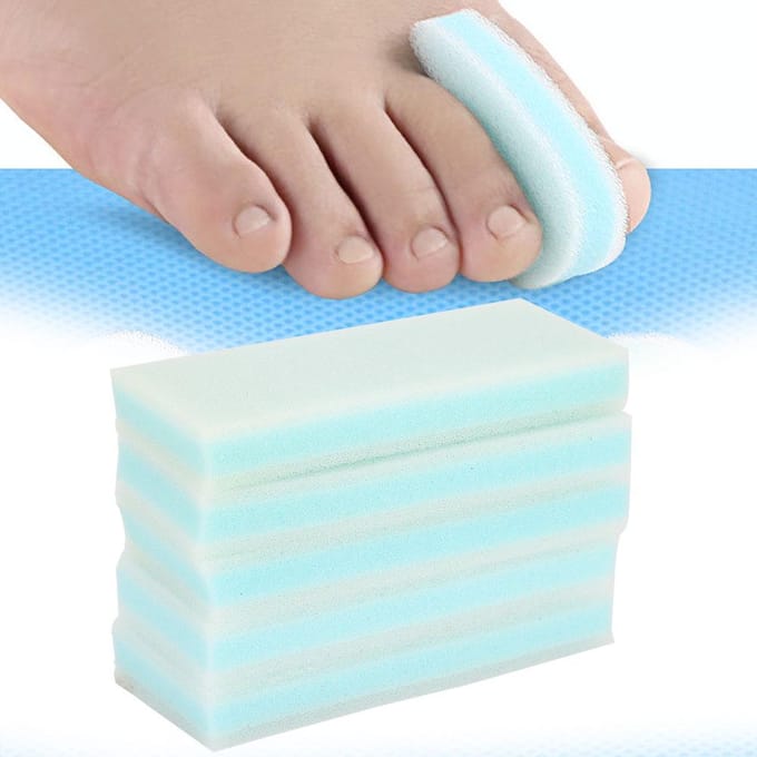 5 Paar Schuim Hallux Valgus Corrector Teen Spreider Corrector Voetverzorging Tool white