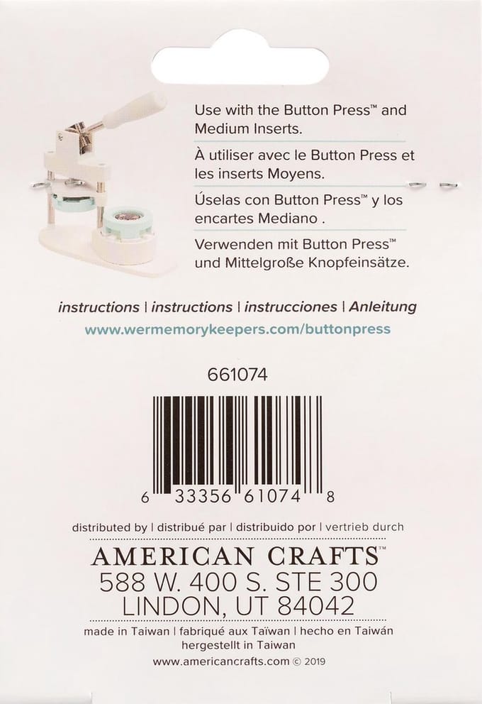 We R Makers - Button press keychain kit