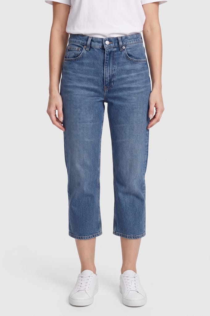 ARKET Fern Cropped Flared Stretch Blue Taglia: W32 | Jeans Outlet | Donna | Blu