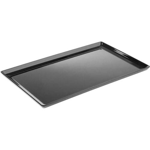 GGM Gastro (6 Stück) GN-Tablett 1/1 - FLOAT - Melamin - Höhe: 30mm - Schwarz