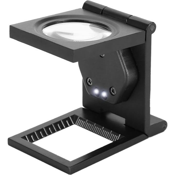 30X Opvouwbare Zakloep Draagbare Vergrootglas voor Telefoon Computer Reparatie