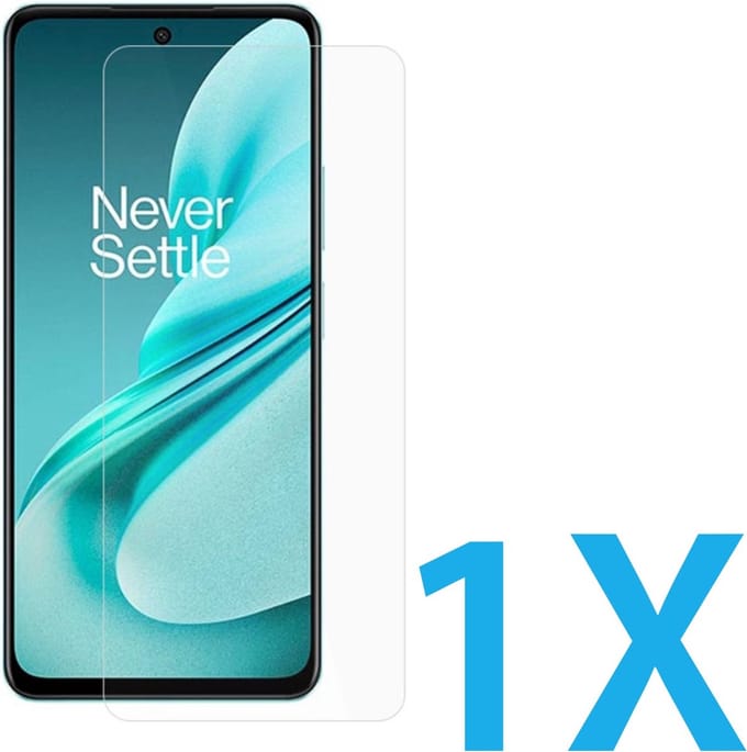 Glasplaatje Geschikt voor: Oneplus Nord N30 SE - 1x Screenprotector - screen protector - glas - bescherm - beschermglas