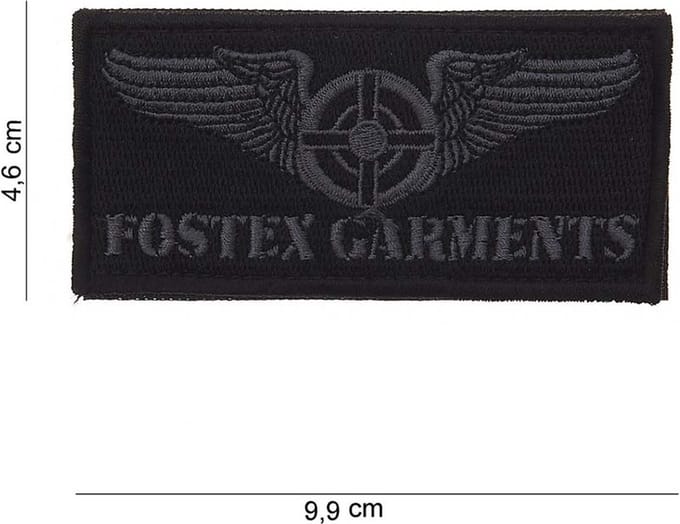 Embleem stof Fostex garments