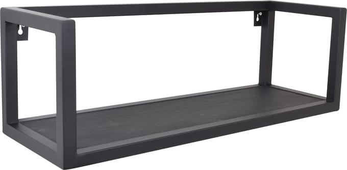 LOFT42 Vegas Wandplank - Zwart - 60x20x20